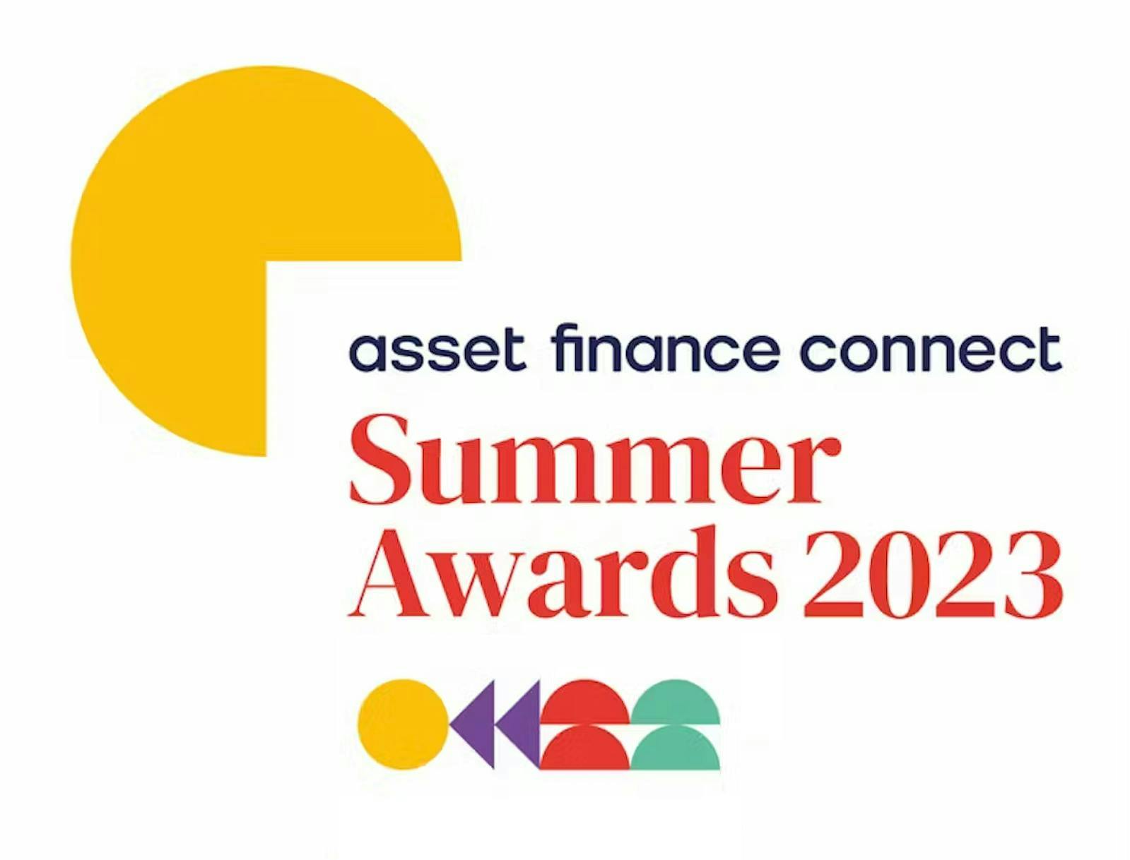 graphic for the Asset Finance Connect Summer Awards, 2023